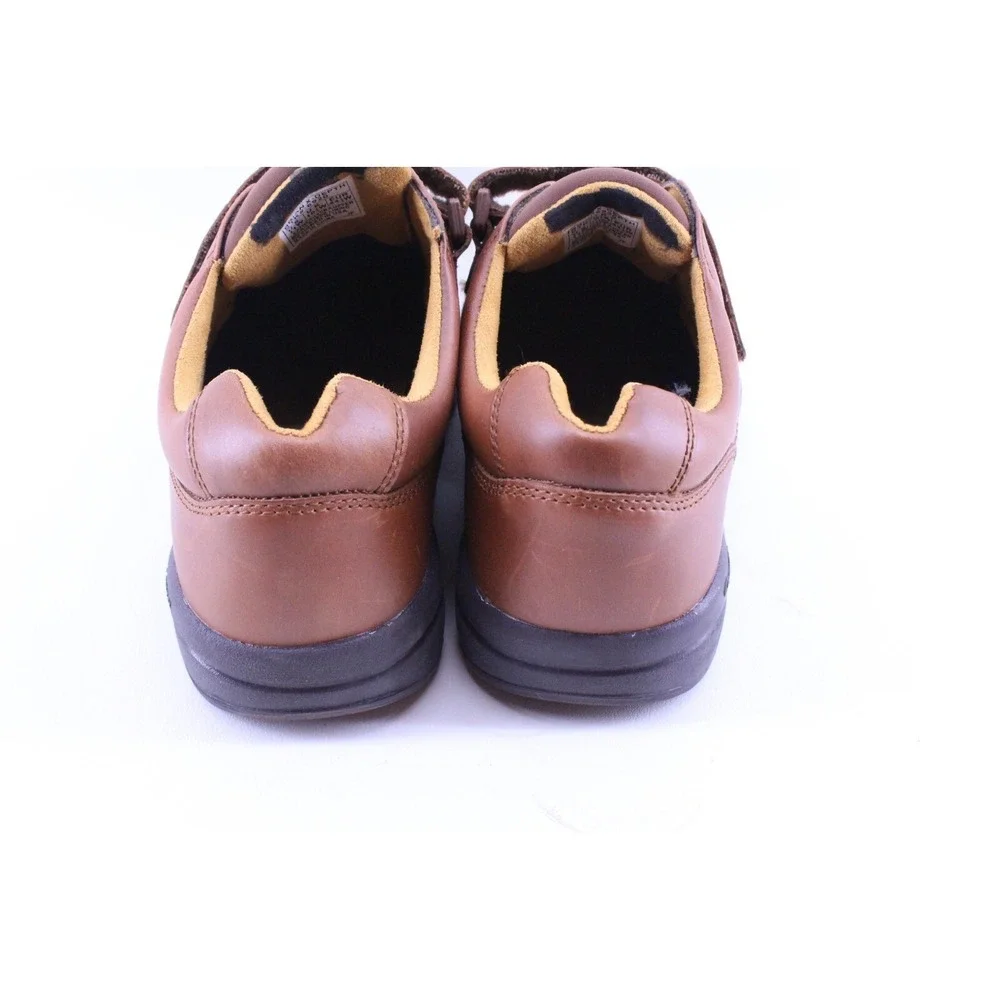 Dr Comfort Brian Brown Leather and Synthetic Comfort Diabetic Shoes, Mens US 11W